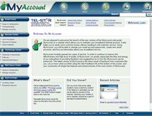 Tablet Screenshot of myaccount.telstar-online.net